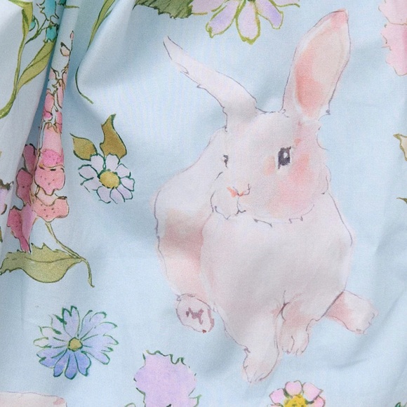 LIKE NEW Pink Chicken Gianna Skirt In Botanical Bunnies - Picture 3 of 10